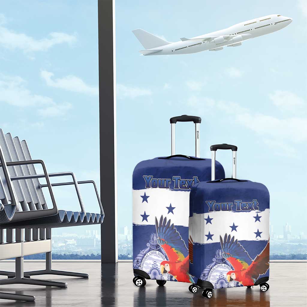 Honduras Independence Day Luggage Cover Scarlet Macaw Flag Style LT18