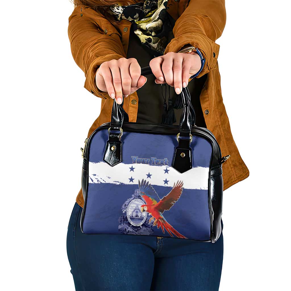 Honduras Independence Day Shoulder Handbag Scarlet Macaw Flag Style LT18