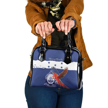 Honduras Independence Day Shoulder Handbag Scarlet Macaw Flag Style LT18