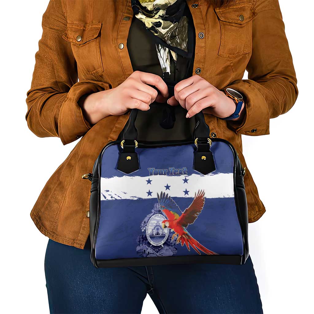Honduras Independence Day Shoulder Handbag Scarlet Macaw Flag Style LT18