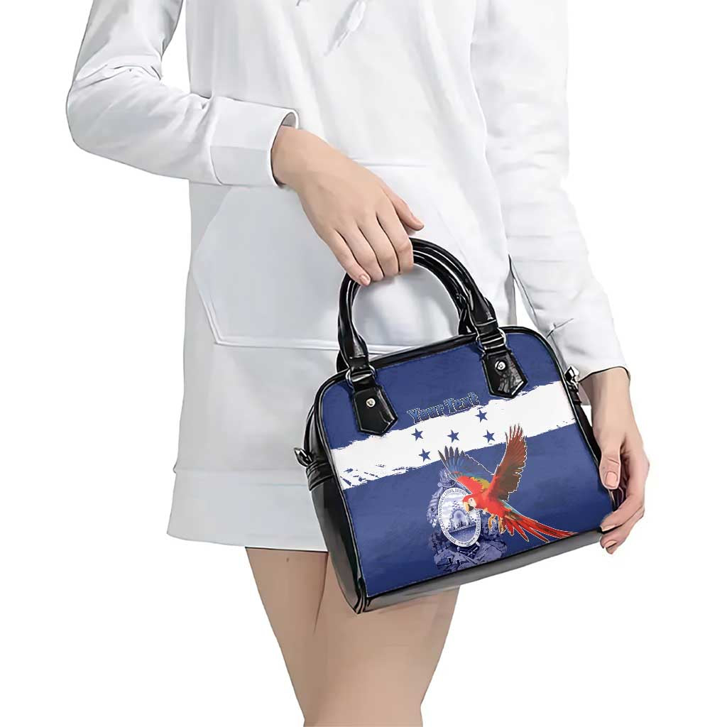 Honduras Independence Day Shoulder Handbag Scarlet Macaw Flag Style LT18