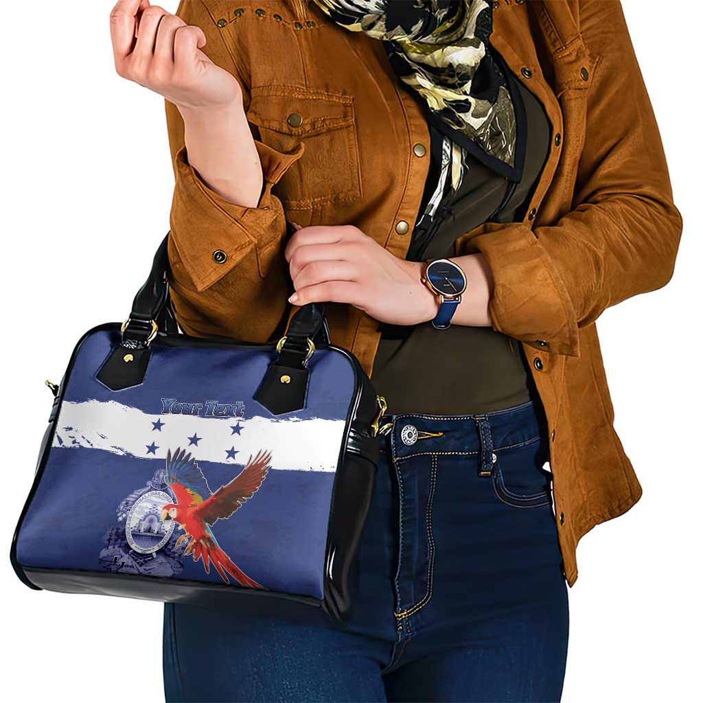 Honduras Independence Day Shoulder Handbag Scarlet Macaw Flag Style LT18