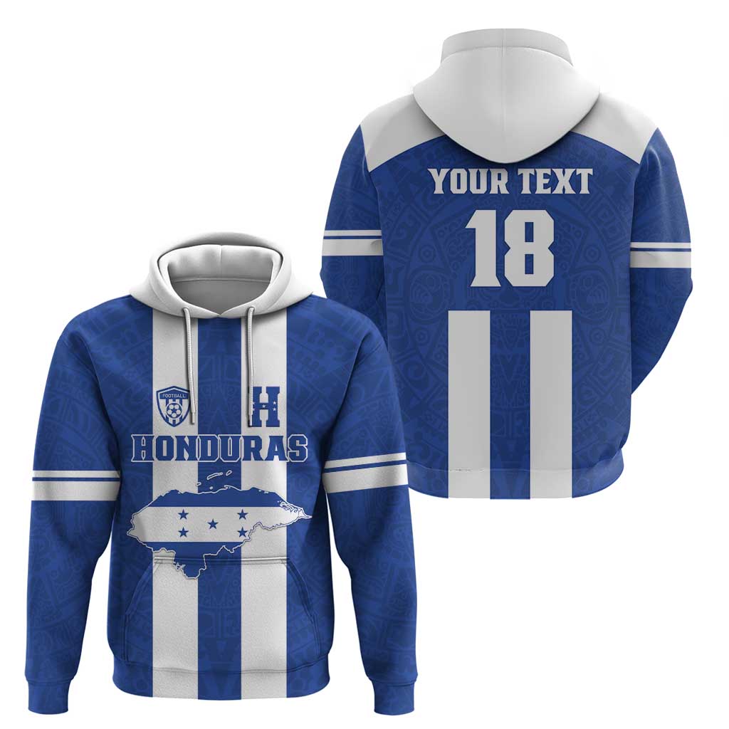 Custom Honduras Football Hoodie La H Go Champion LT18