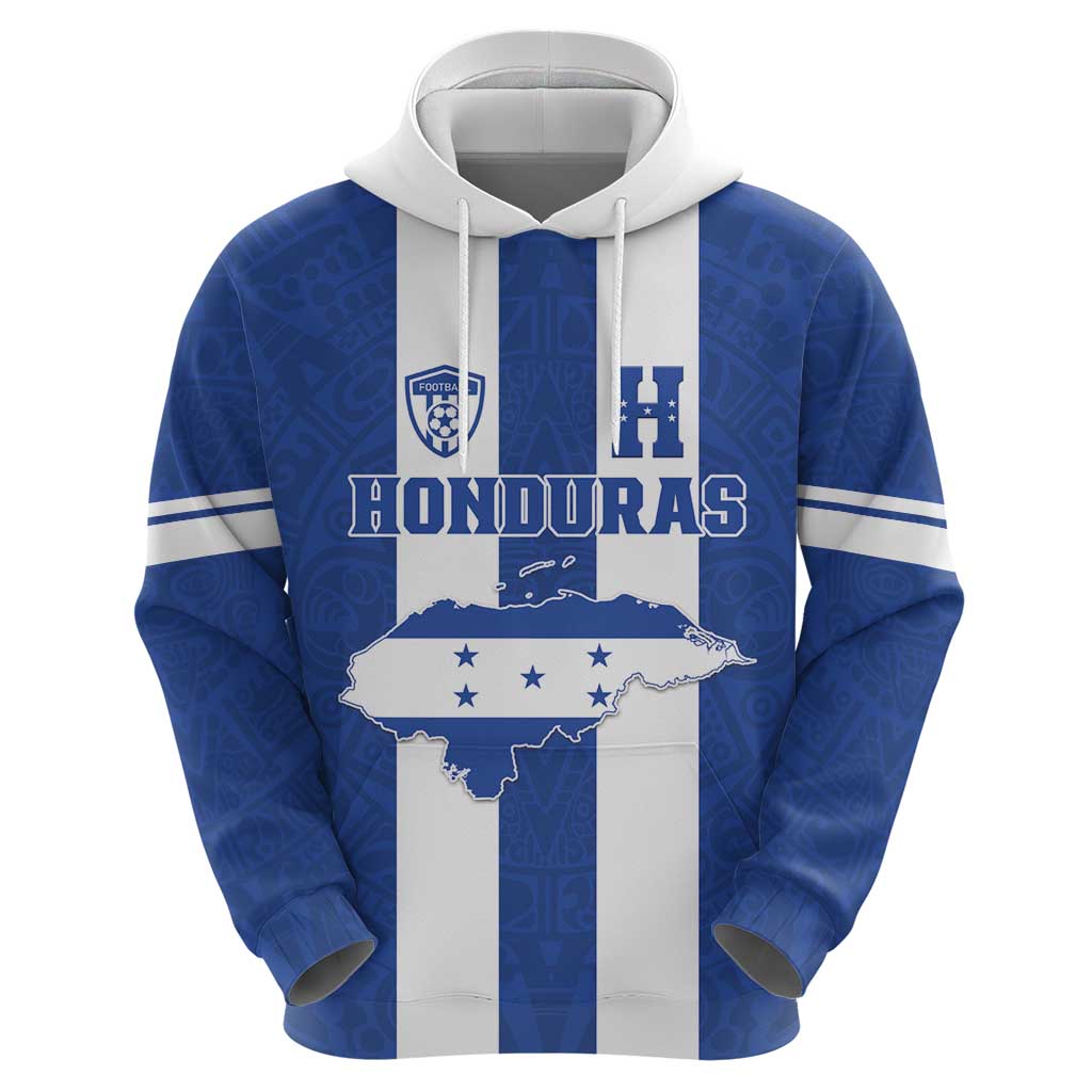 Custom Honduras Football Hoodie La H Go Champion LT18