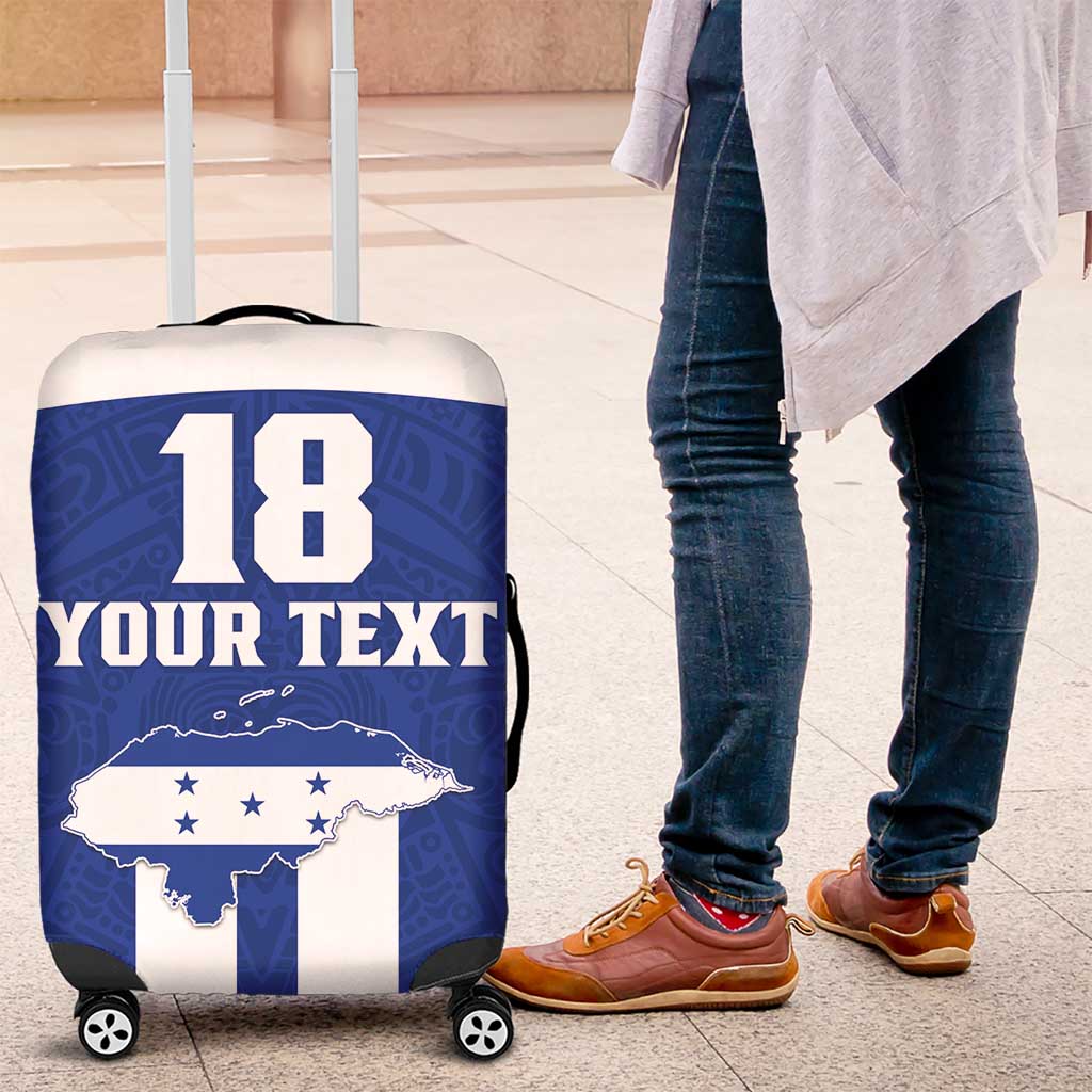 Custom Honduras Football Luggage Cover La H Go Champion LT18