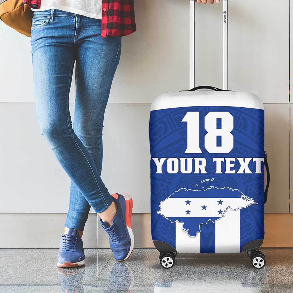 Custom Honduras Football Luggage Cover La H Go Champion LT18