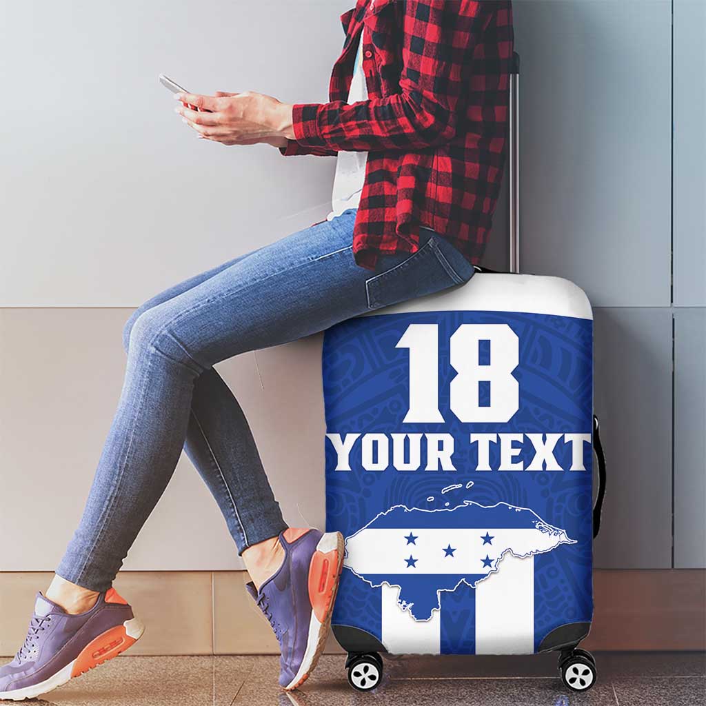 Custom Honduras Football Luggage Cover La H Go Champion LT18