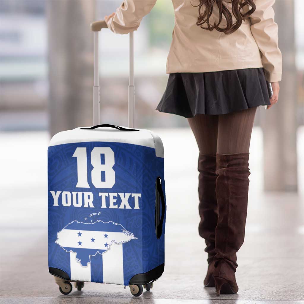 Custom Honduras Football Luggage Cover La H Go Champion LT18