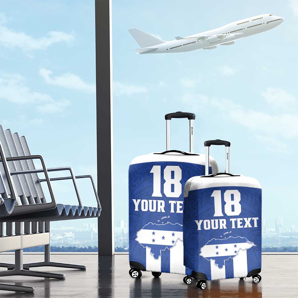Custom Honduras Football Luggage Cover La H Go Champion LT18