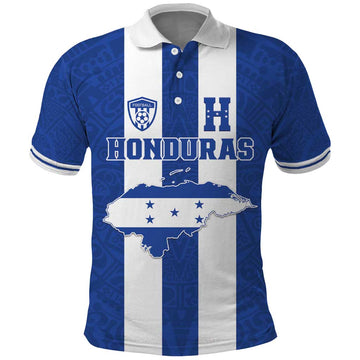Custom Honduras Football Polo Shirt La H Go Champion LT18