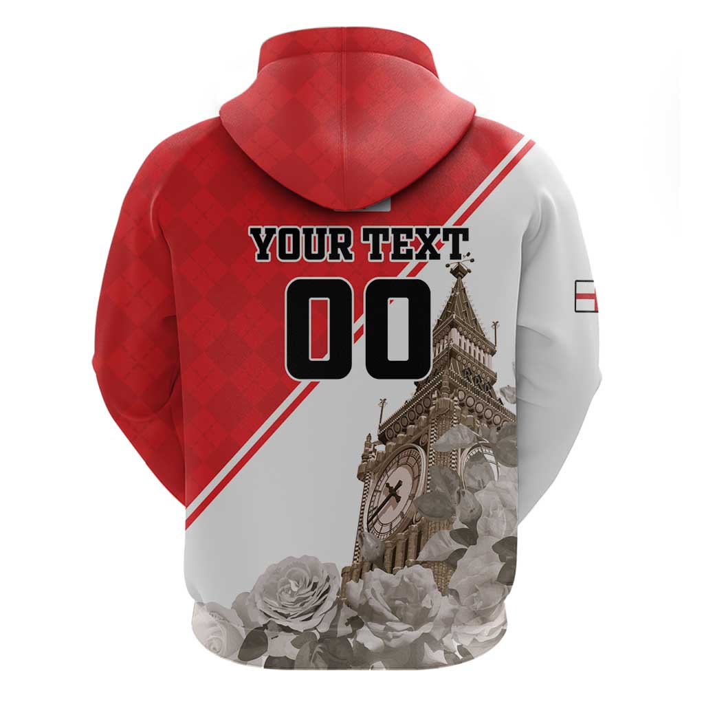 Custom England Rose Hoodie With Big Ben LT18