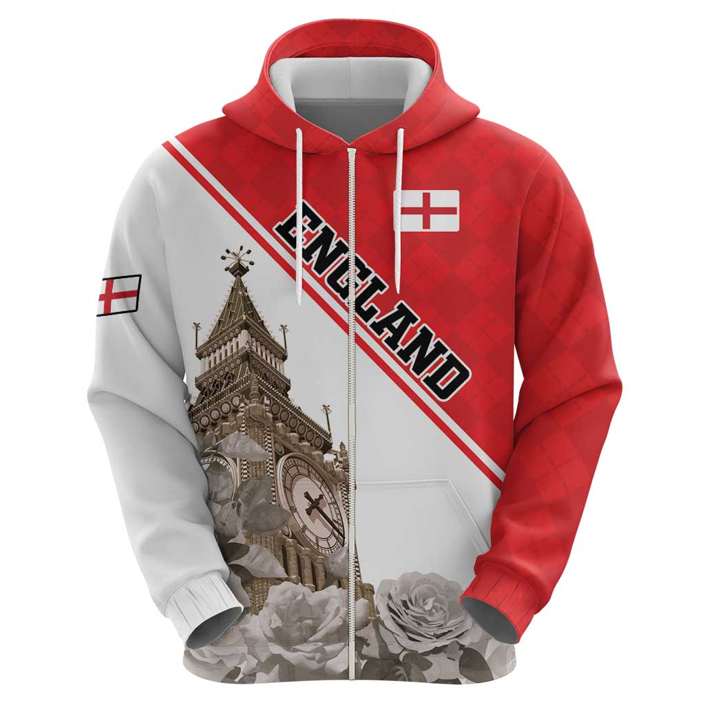 Custom England Rose Hoodie With Big Ben LT18