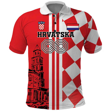 Custom Croatia Polo Shirt Checkerboard Hrvatska Simple Style LT18