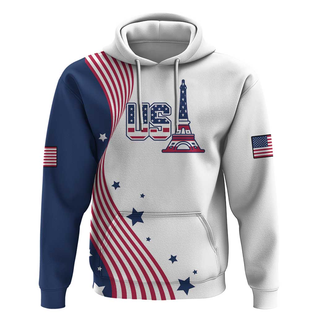 Custom USA Summer Sport 2024 Hoodie Flag Of The United States LT18