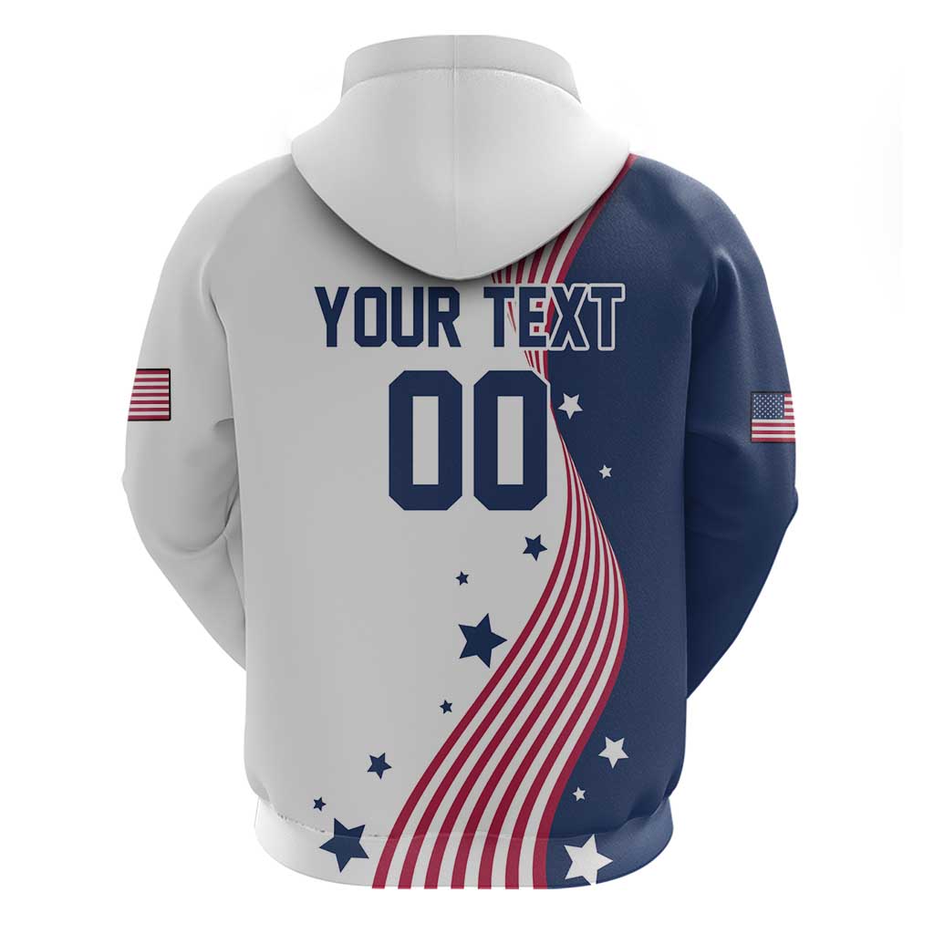 Custom USA Summer Sport 2024 Hoodie Flag Of The United States LT18