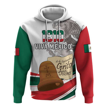 Custom Mexico Independence Day Hoodie El Grito De Independencia LT18