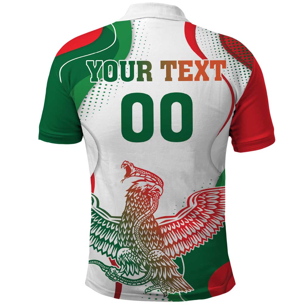 Custom Mexico Independence Day Polo Shirt Monumento A La Independencia LT18