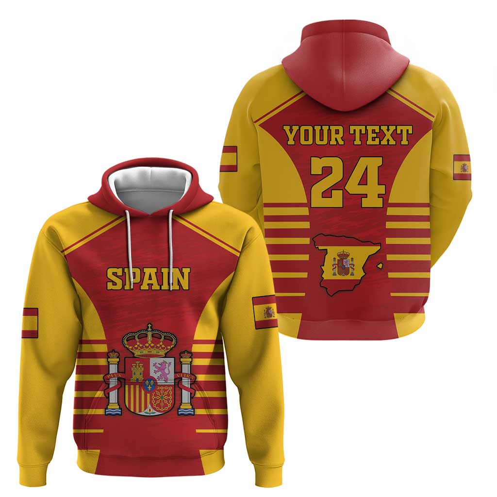 Custom Spain Coat Of Arms Hoodie Sport Style LT18