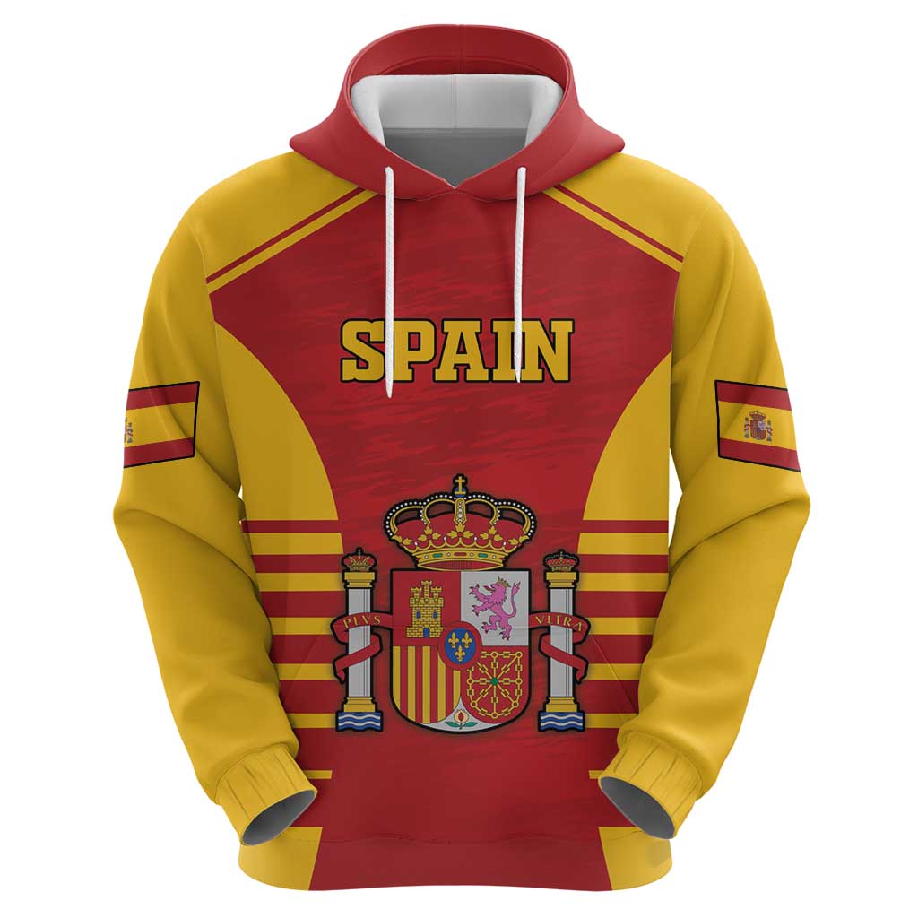 Custom Spain Coat Of Arms Hoodie Sport Style LT18