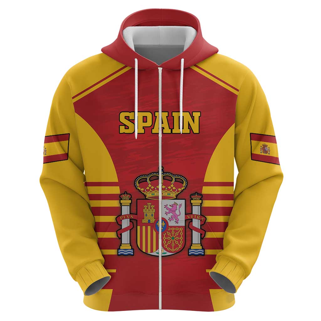 Custom Spain Coat Of Arms Hoodie Sport Style LT18