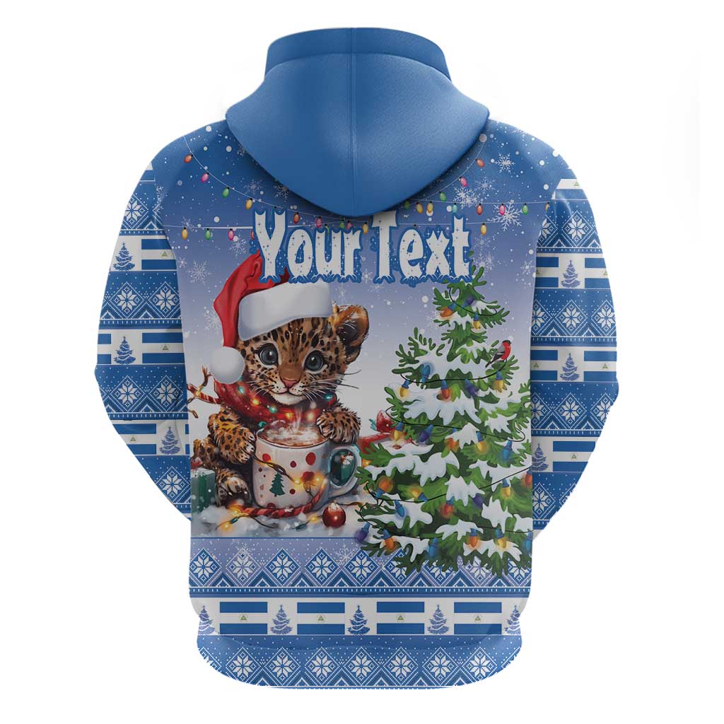Personalized Nicaragua Christmas Hoodie Panthera Onca Cute With Christmas Tree LT18