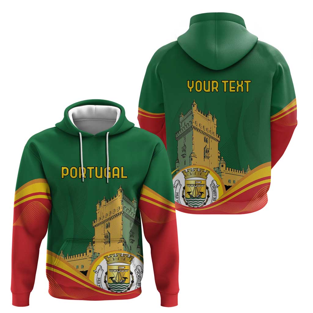 Personalized Portugal Belem Tower Hoodie Mui Nobre e Sempre Leal LT18