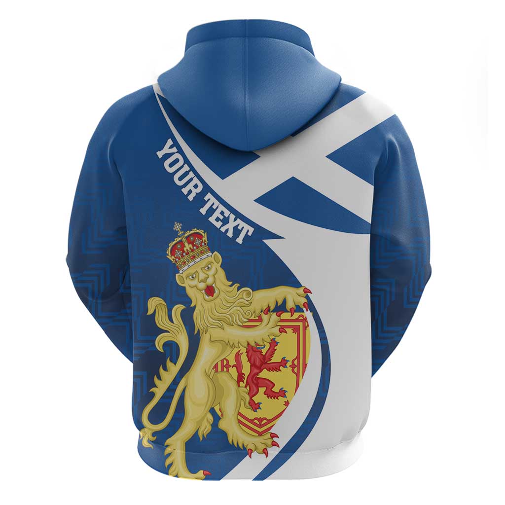 Personalized Scotland Hoodie Lion Rampant Flag Style LT18