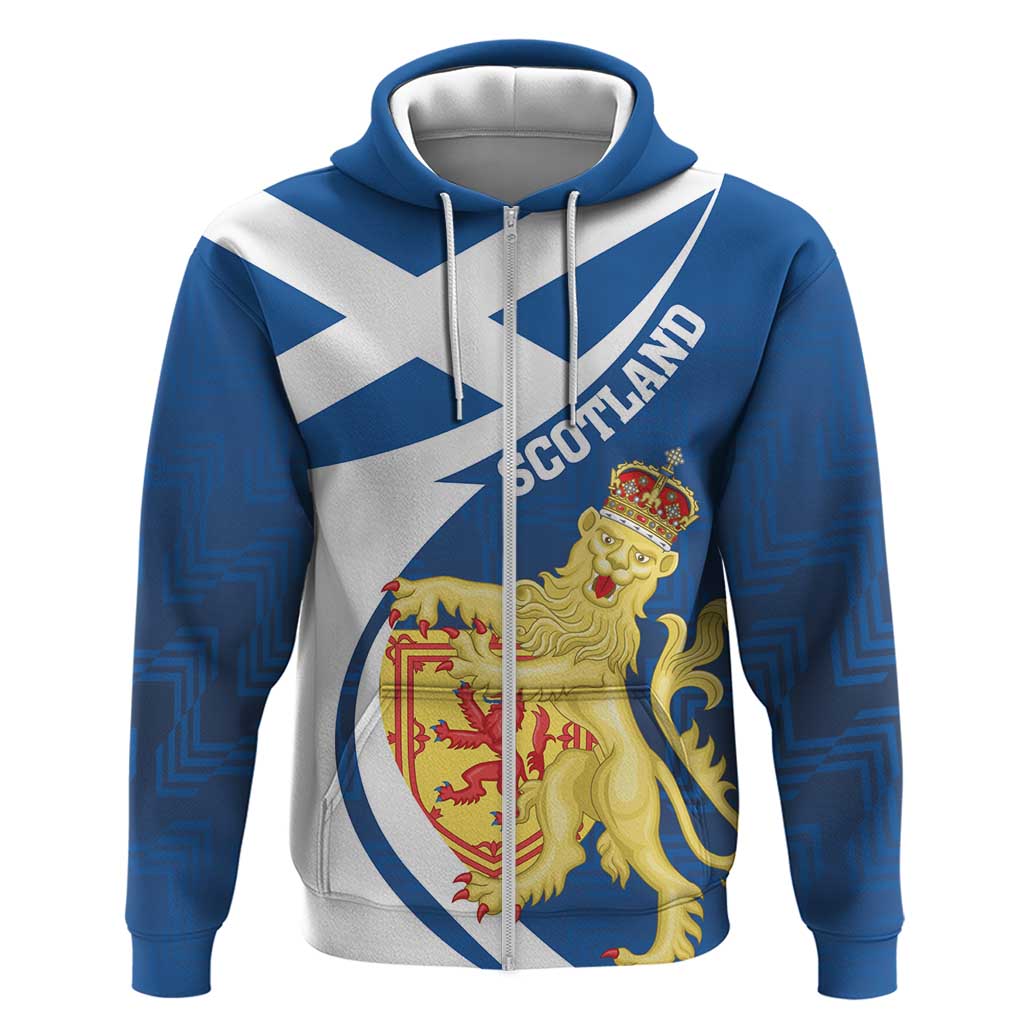 Personalized Scotland Hoodie Lion Rampant Flag Style LT18