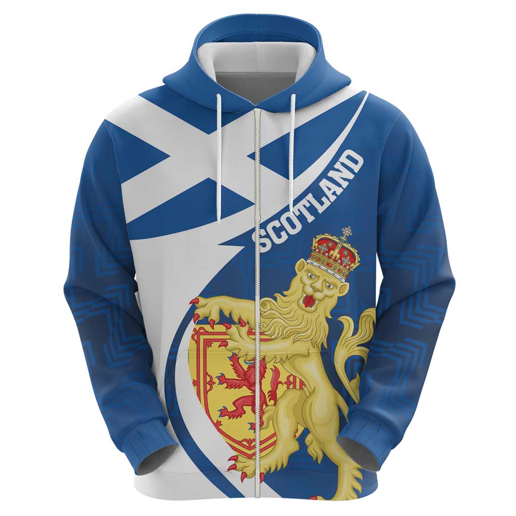 Personalized Scotland Hoodie Lion Rampant Flag Style LT18