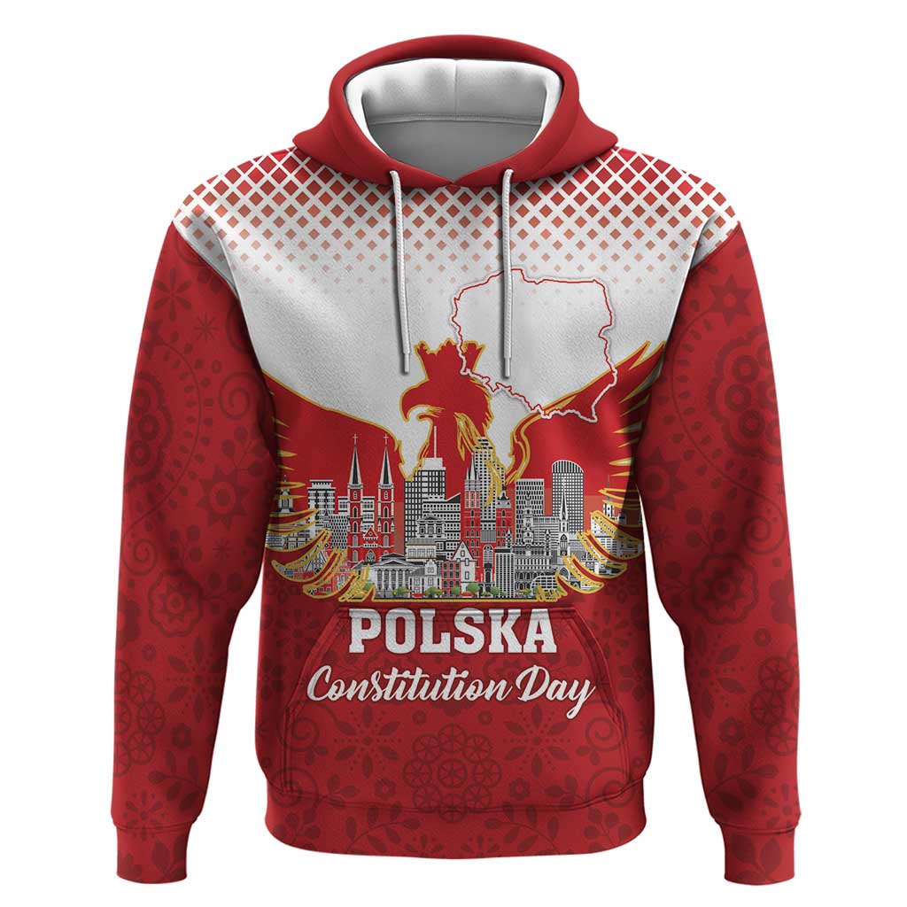 Poland Constitution Day Hoodie Warsaw Capital Mazurek Dabrowskiego LT18