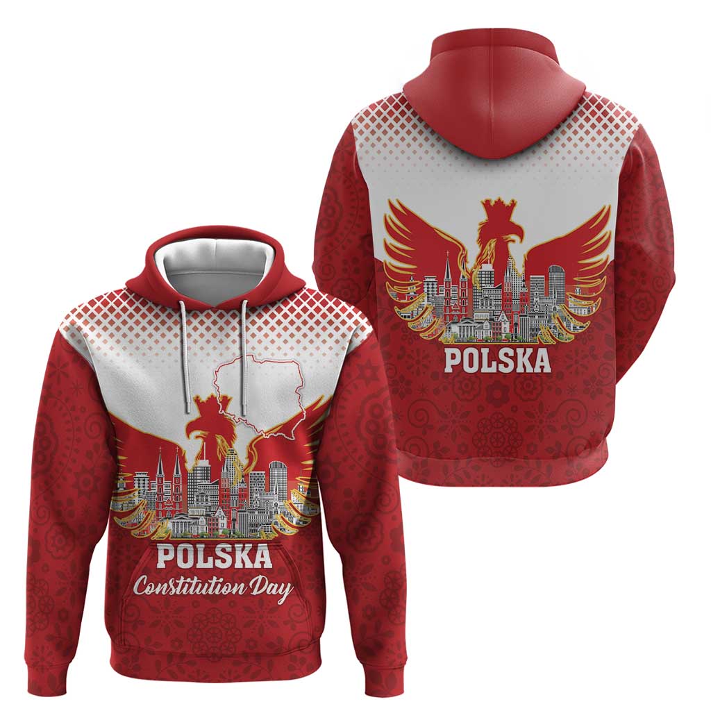 Poland Constitution Day Hoodie Warsaw Capital Mazurek Dabrowskiego LT18