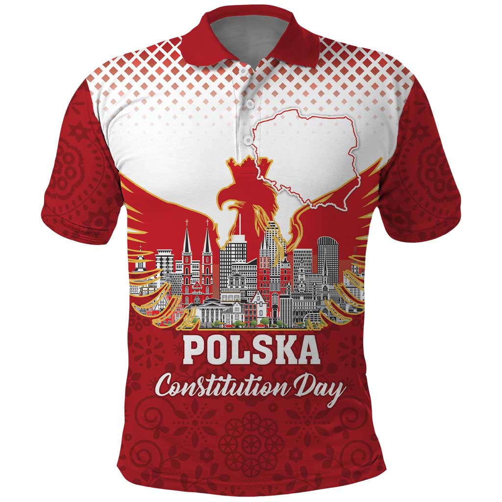 Poland Constitution Day Polo Shirt Warsaw Capital Mazurek Dabrowskiego LT18