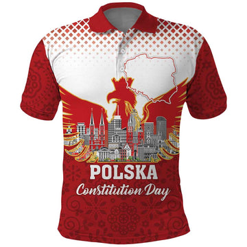 Poland Constitution Day Polo Shirt Warsaw Capital Mazurek Dabrowskiego LT18