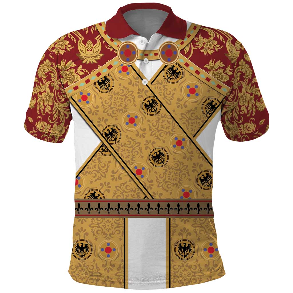 Holy Roman Emperor Costume Polo Shirt Eagle Sable LT18