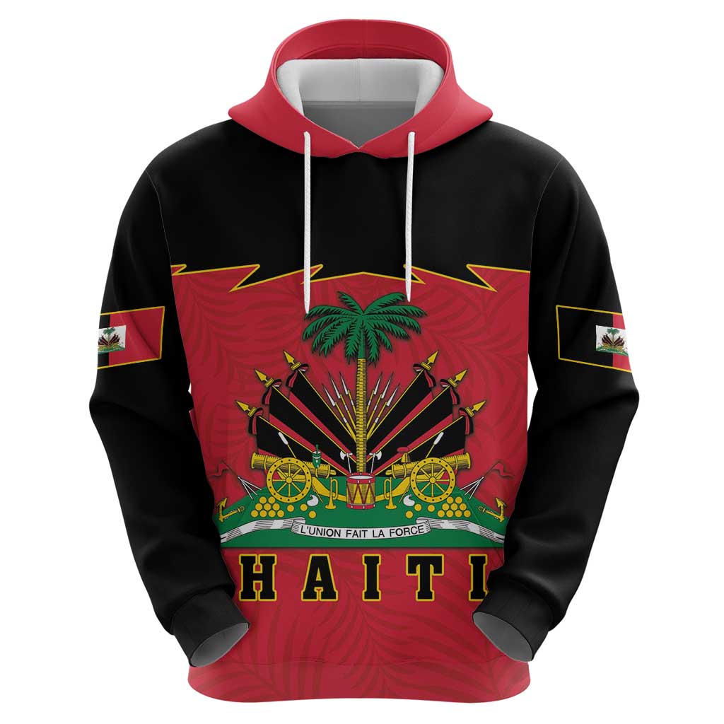 Personalized Haiti 1964 Hoodie Coat Of Arms Flag Style LT18