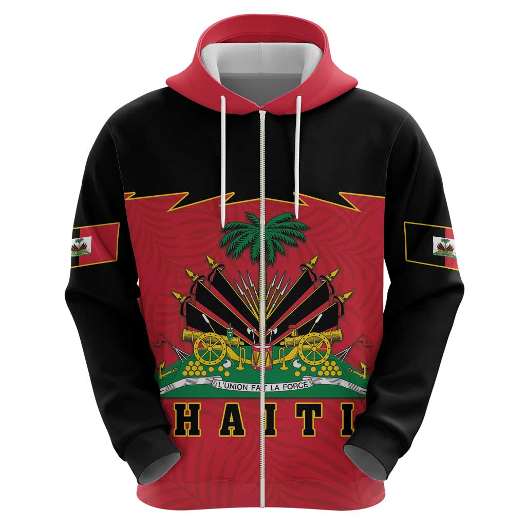 Personalized Haiti 1964 Hoodie Coat Of Arms Flag Style LT18