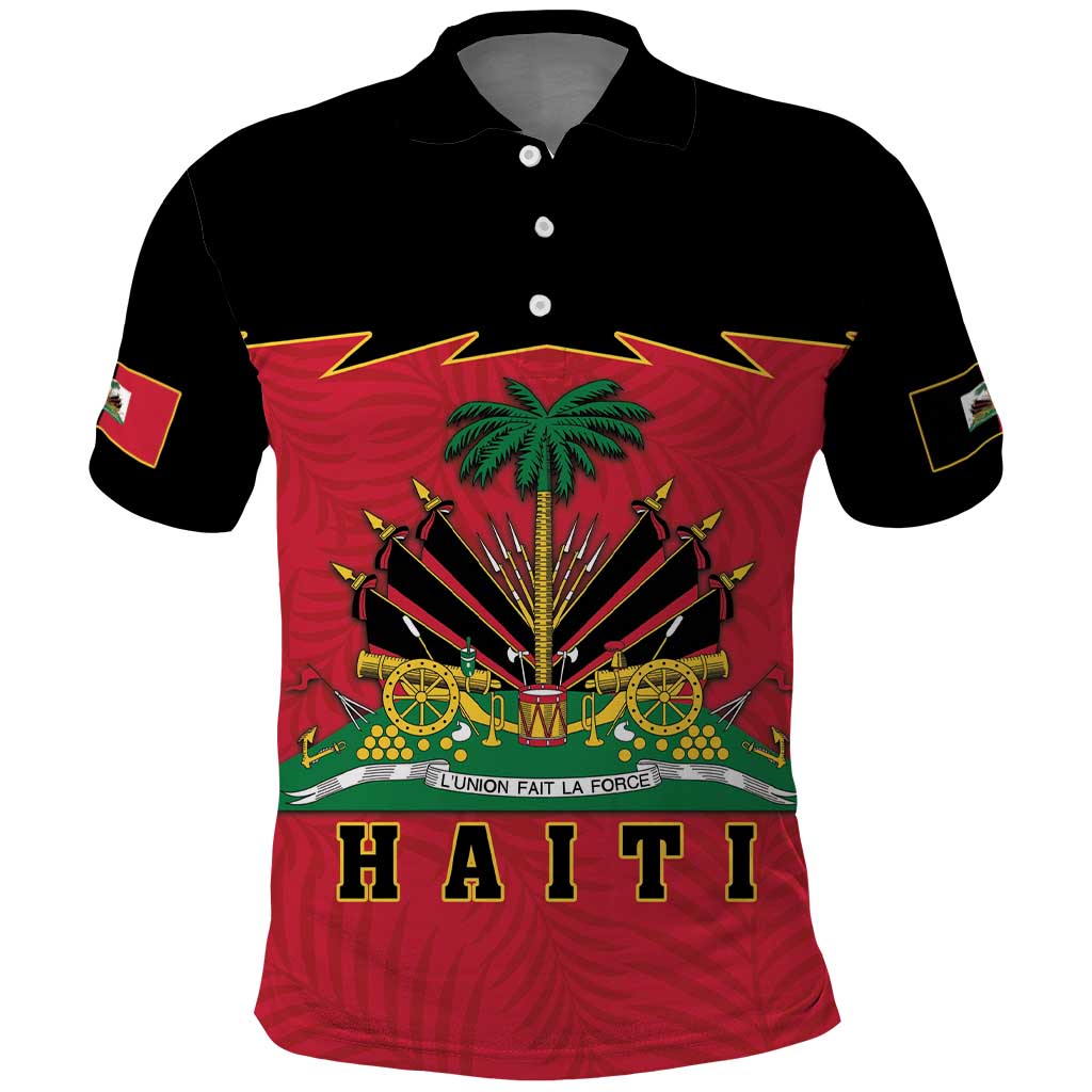 Personalized Haiti 1964 Polo Shirt Coat Of Arms Flag Style LT18