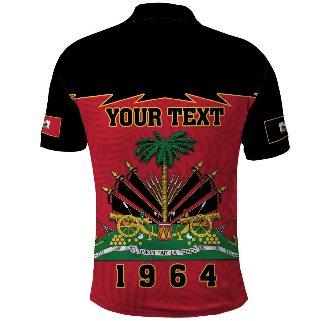 Personalized Haiti 1964 Polo Shirt Coat Of Arms Flag Style LT18