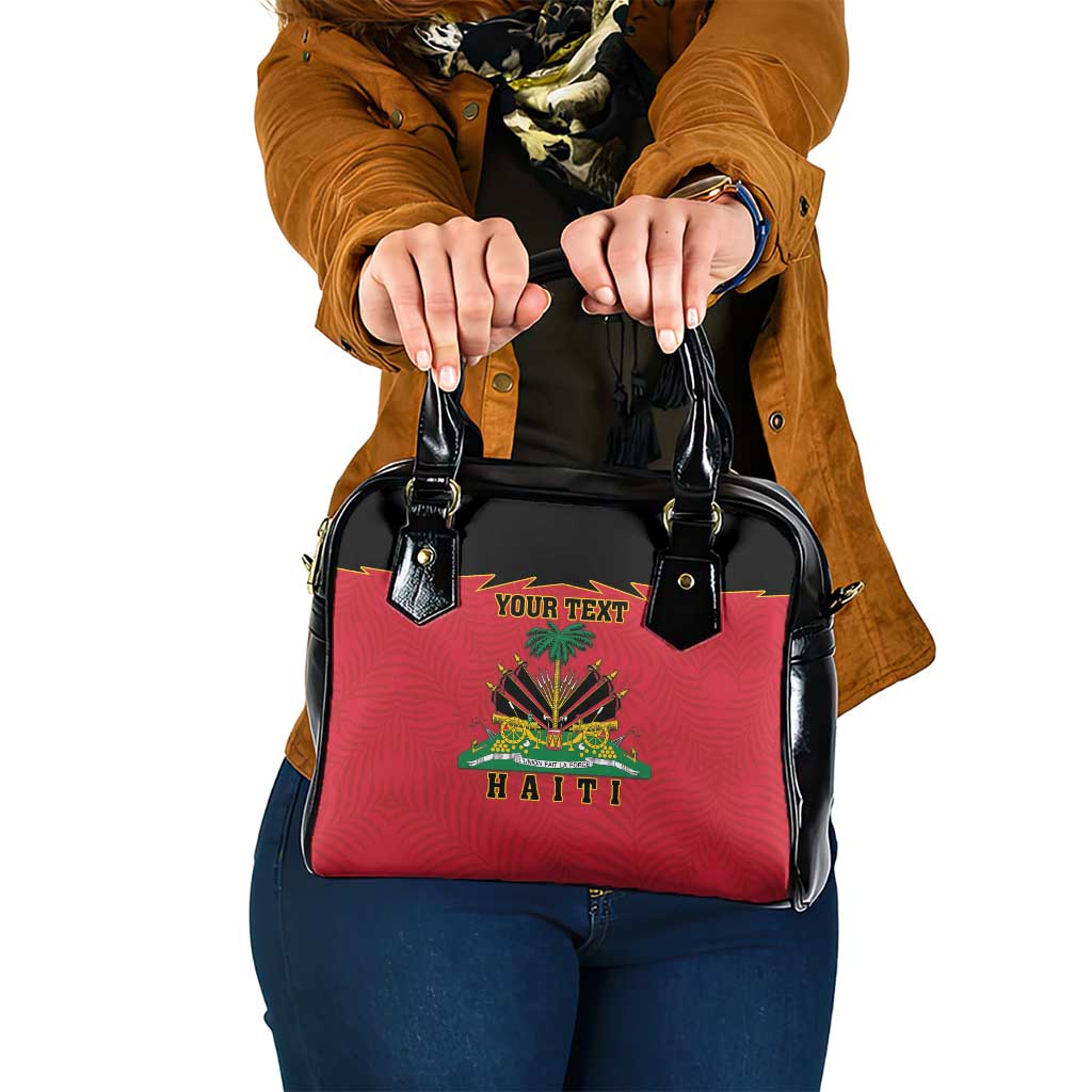 Personalized Haiti 1964 Shoulder Handbag Coat Of Arms Flag Style LT18