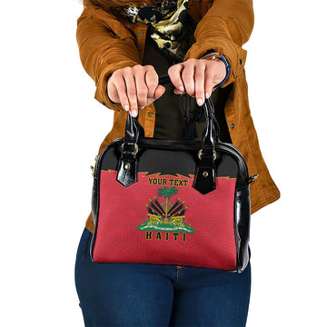 Personalized Haiti 1964 Shoulder Handbag Coat Of Arms Flag Style LT18