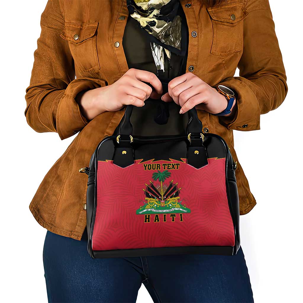 Personalized Haiti 1964 Shoulder Handbag Coat Of Arms Flag Style LT18