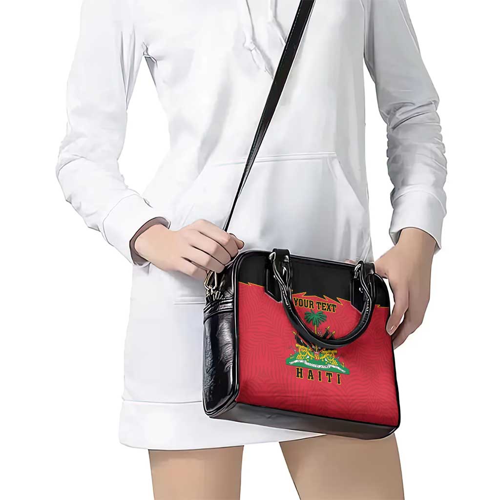 Personalized Haiti 1964 Shoulder Handbag Coat Of Arms Flag Style LT18