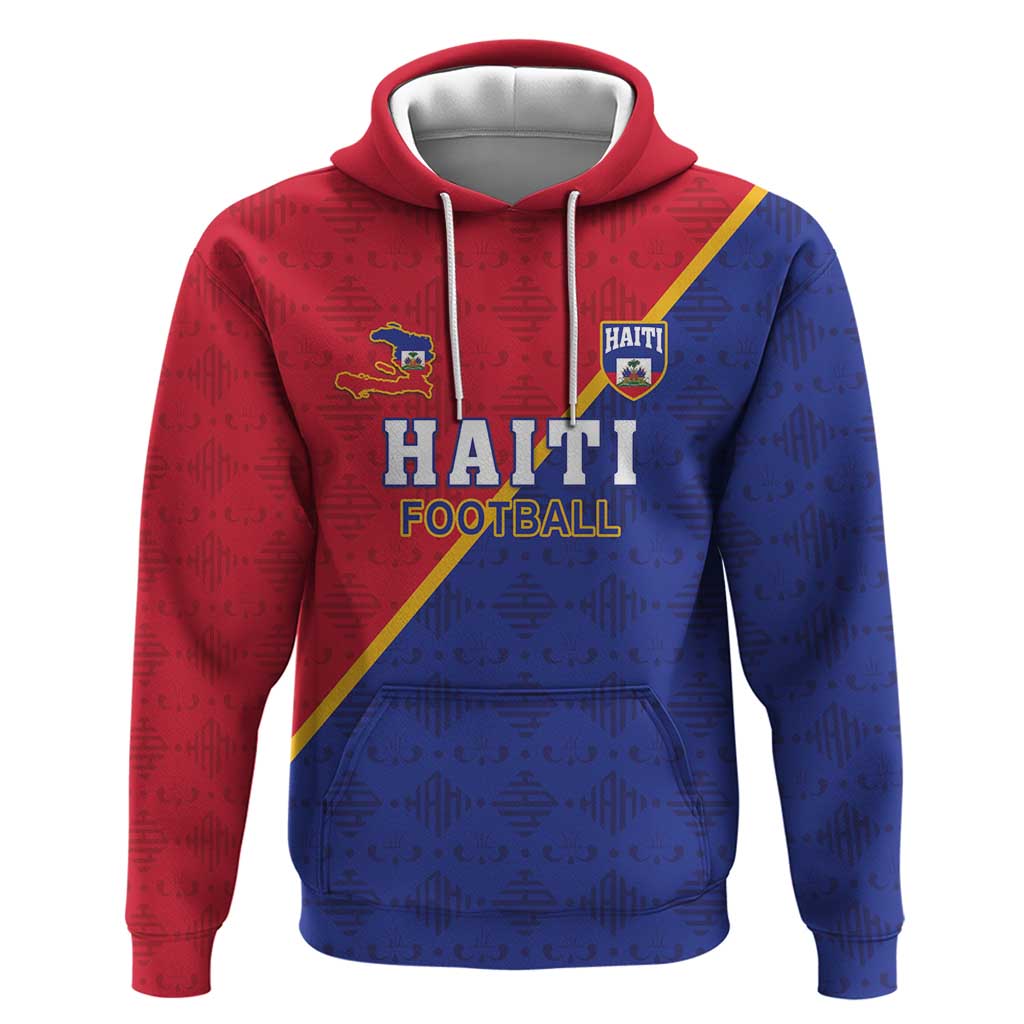 Custom Haiti Football Hoodie Les Grenadiers LT18