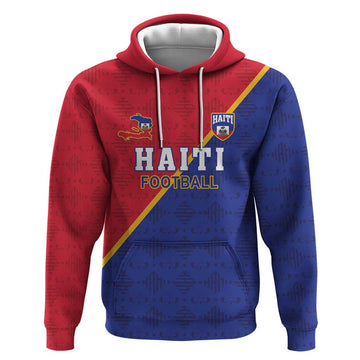 Custom Haiti Football Hoodie Les Grenadiers LT18