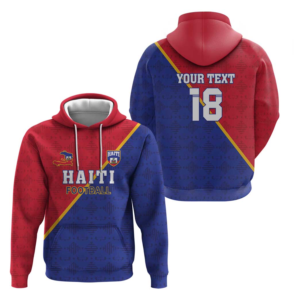 Custom Haiti Football Hoodie Les Grenadiers LT18