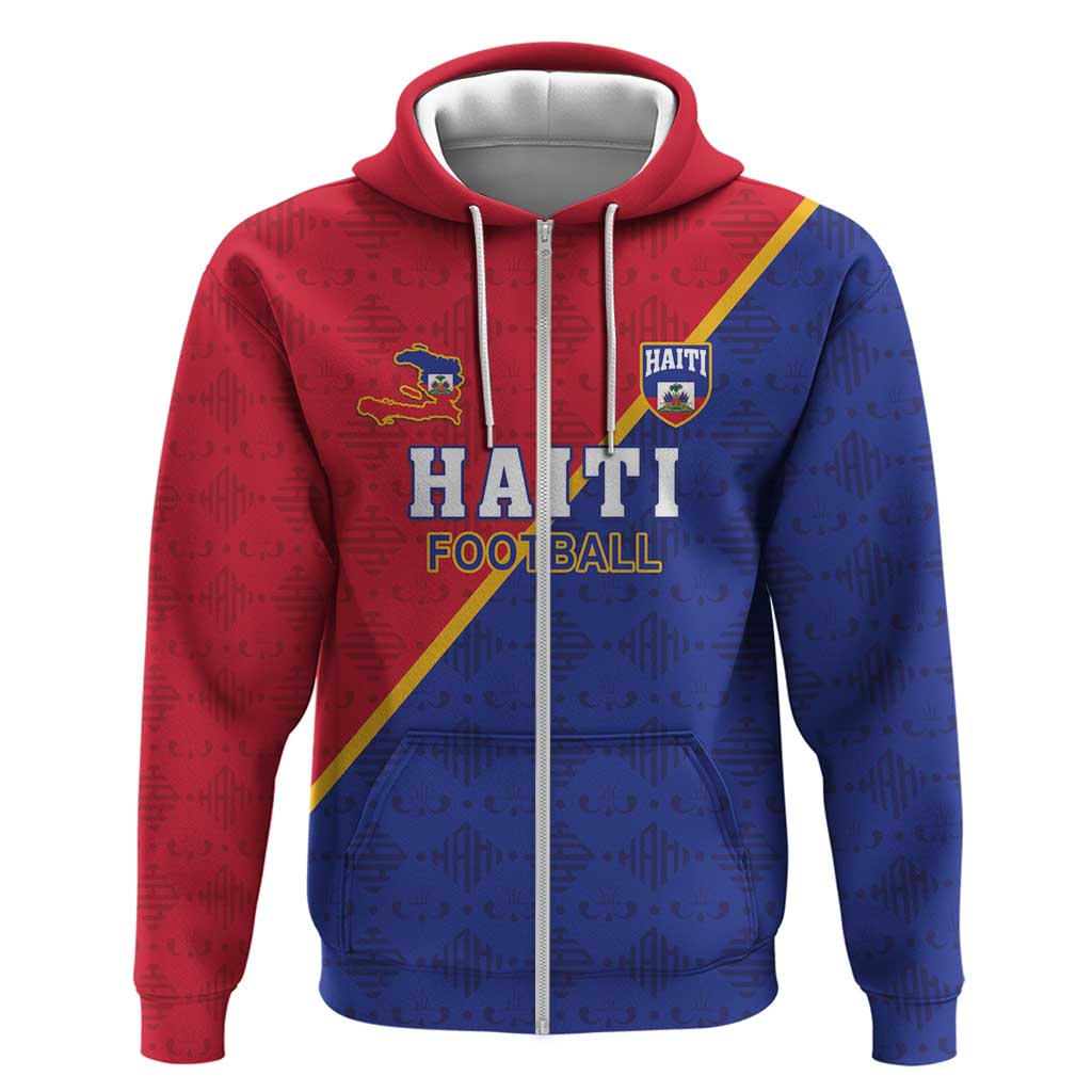 Custom Haiti Football Hoodie Les Grenadiers LT18