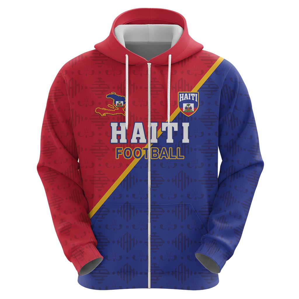 Custom Haiti Football Hoodie Les Grenadiers LT18