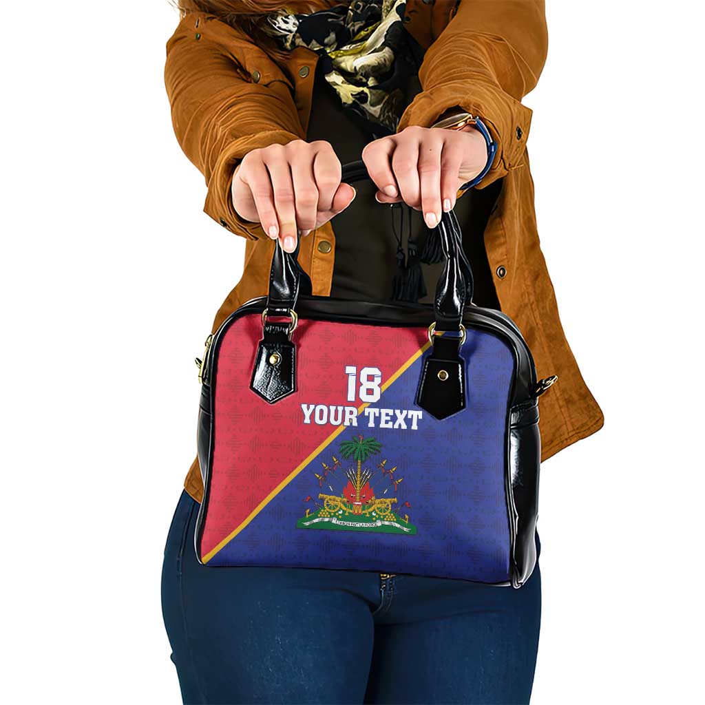 Custom Haiti Football Shoulder Handbag Les Grenadiers LT18