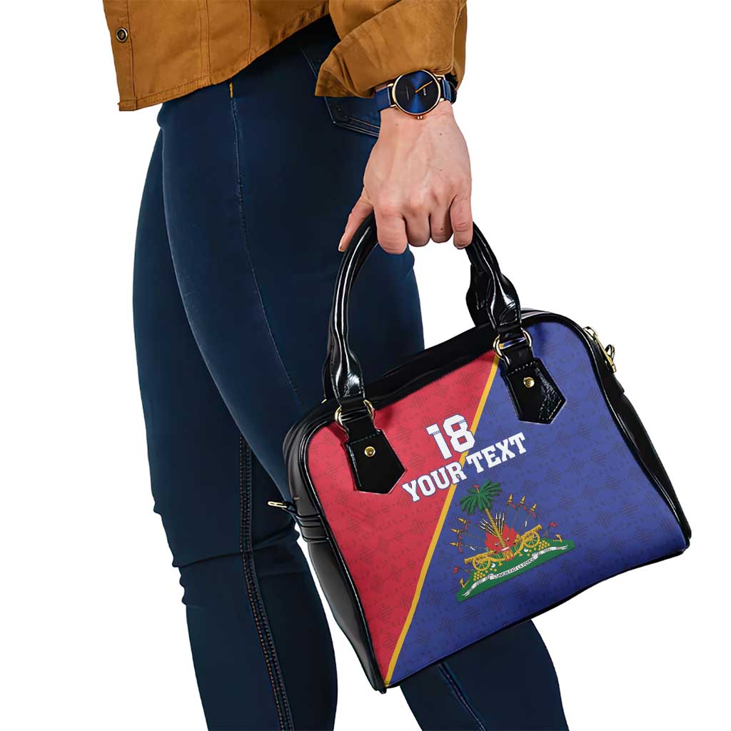Custom Haiti Football Shoulder Handbag Les Grenadiers LT18