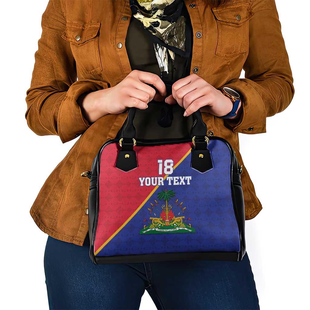 Custom Haiti Football Shoulder Handbag Les Grenadiers LT18